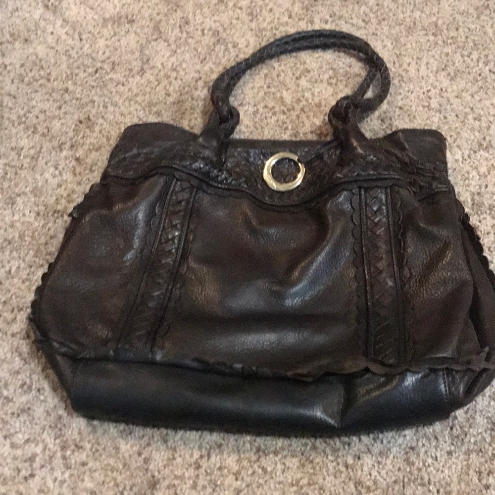 Elliot Luca Dark brown leather bag